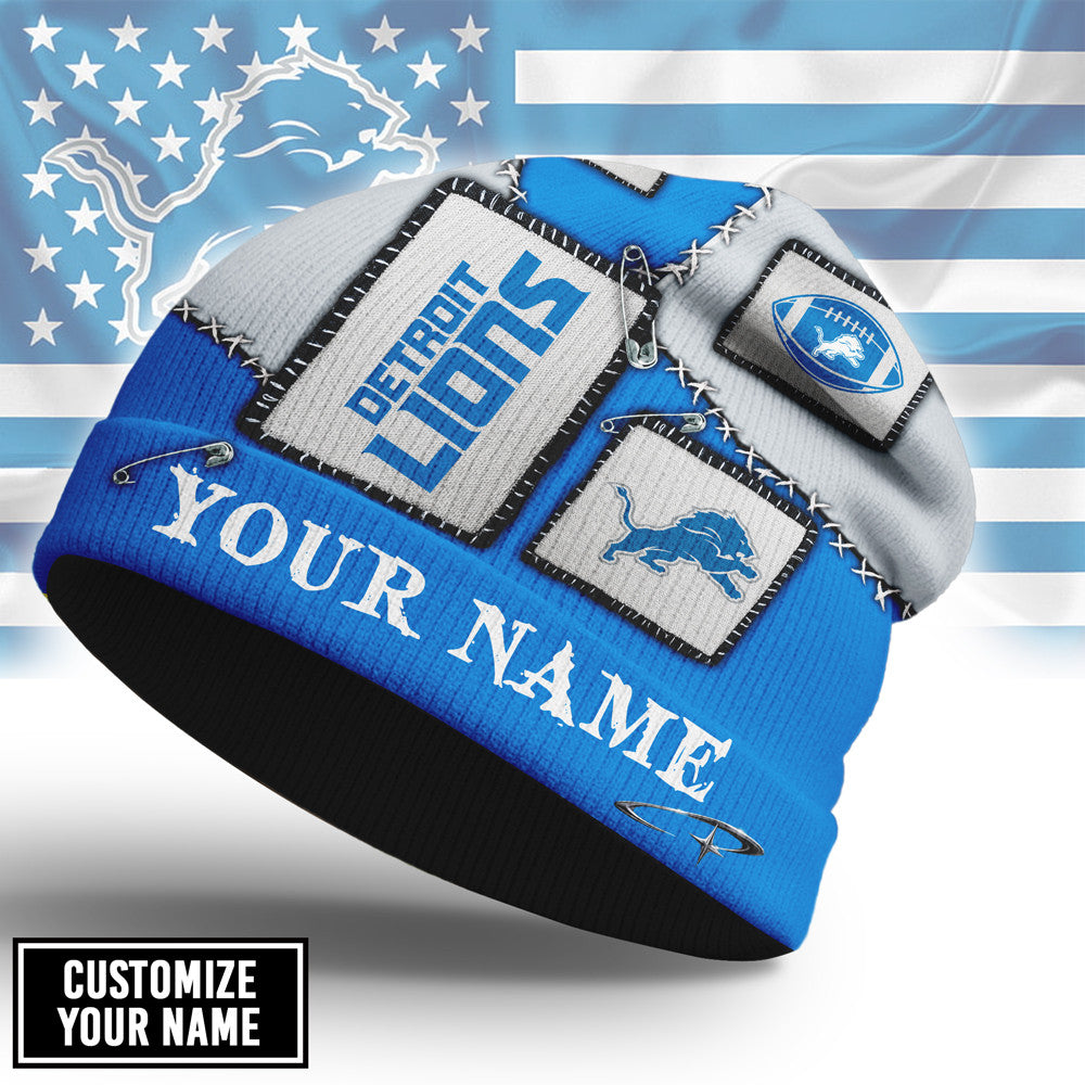 D.lions | Premium  Heritage Patch Beanie Hat Nf1