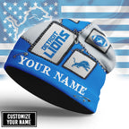 D.lions | Premium  Heritage Patch Beanie Hat Nf1