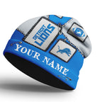 D.lions | Premium  Heritage Patch Beanie Hat Nf1