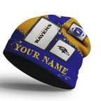 B.ravens | Premium  Heritage Patch Beanie Hat Nf1