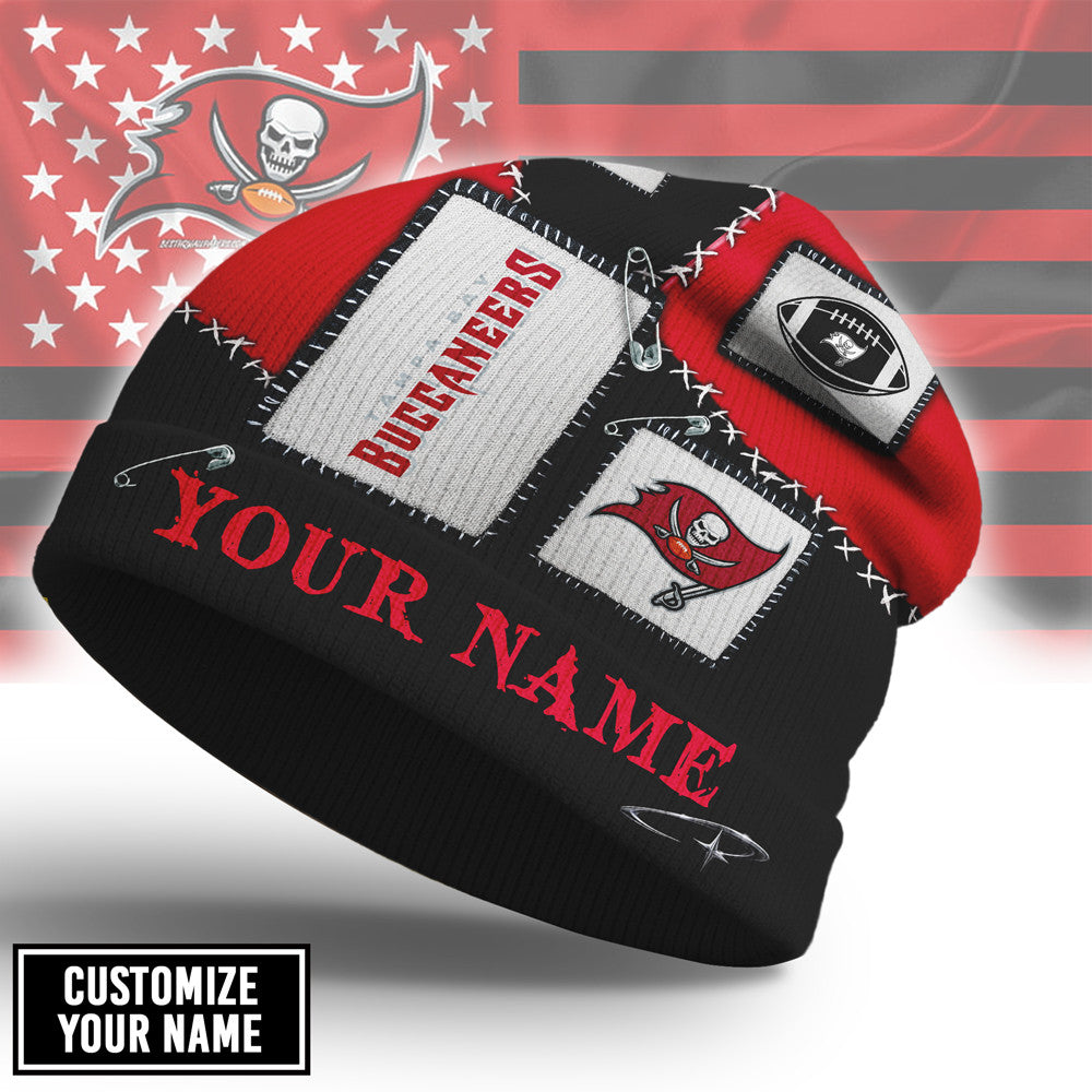 Tb.buccaneers | Premium  Heritage Patch Beanie Hat Nf1
