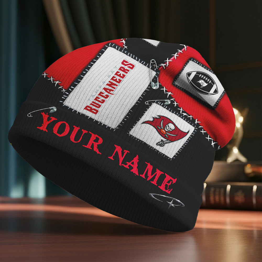 Tb.buccaneers | Premium  Heritage Patch Beanie Hat Nf1