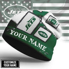 Ny.jets | Premium  Heritage Patch Beanie Hat Nf1