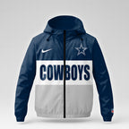 D.cowboys | Premium  Strength Through Christ Windbreaker Jacket Nf1