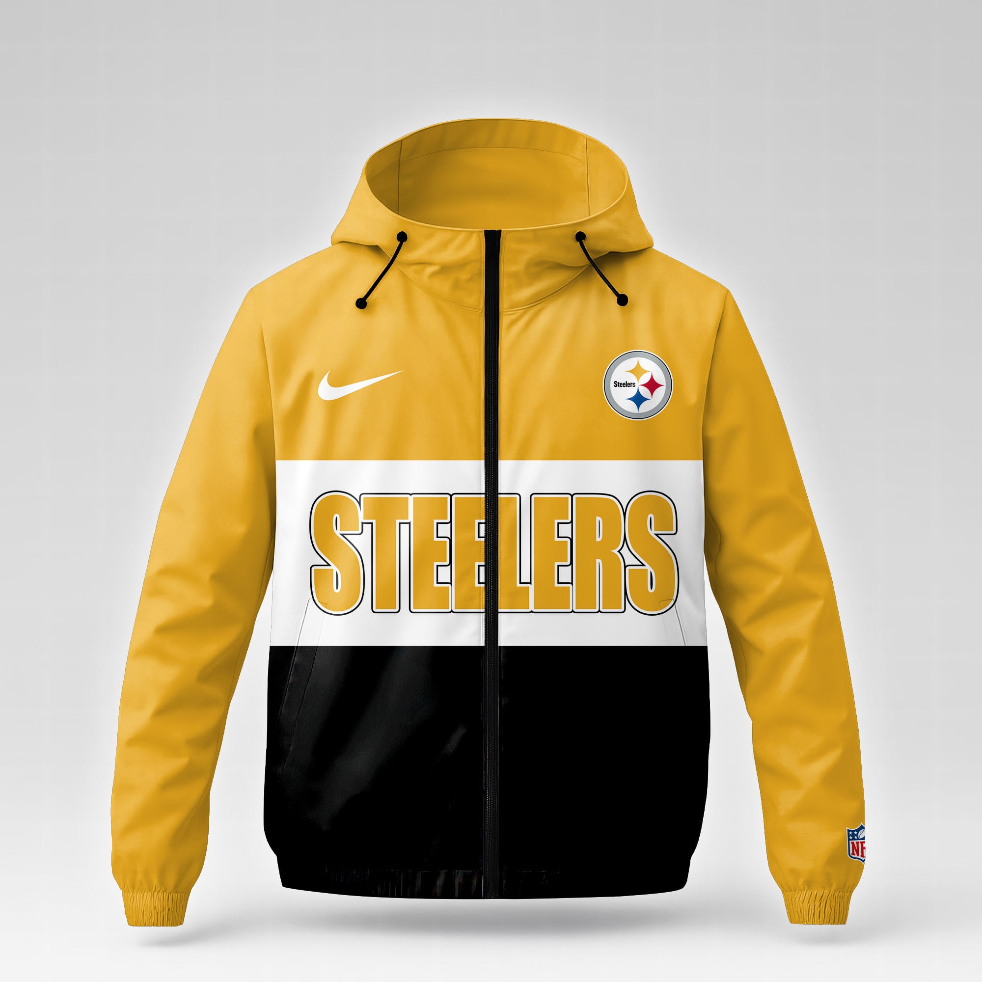 P.steelers | Premium  Strength Through Christ Windbreaker Jacket Nf1