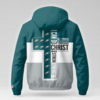 P.eagles | Premium  Strength Through Christ Windbreaker Jacket Nf1