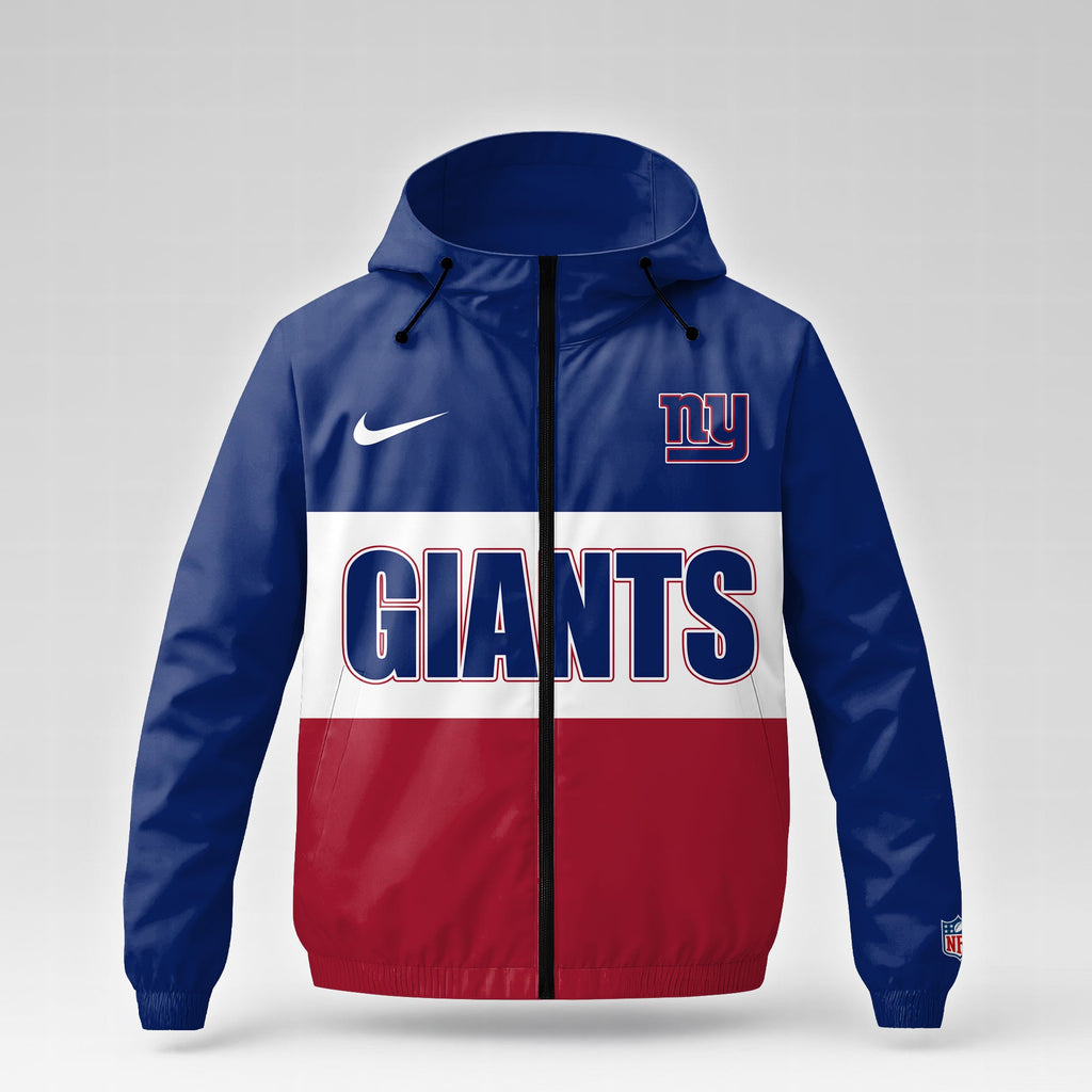 Ny.giants | Premium  Strength Through Christ Windbreaker Jacket Nf1