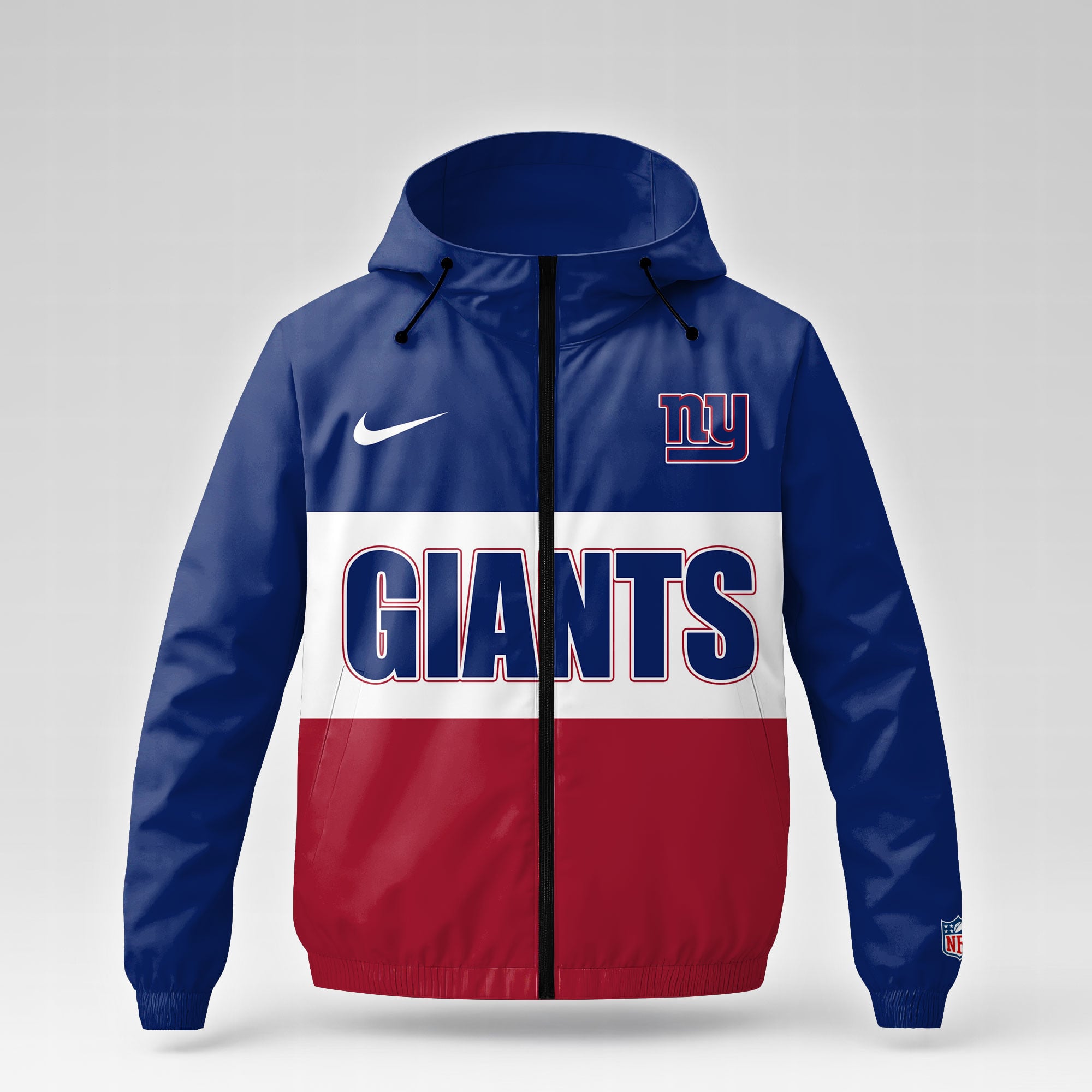 Ny.giants | Premium  Strength Through Christ Windbreaker Jacket Nf1