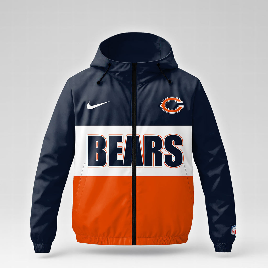 C.bears | Premium  Strength Through Christ Windbreaker Jacket Nf1