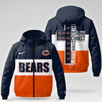 C.bears | Premium  Strength Through Christ Windbreaker Jacket Nf1