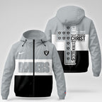Lv.raiders | Premium  Strength Through Christ Windbreaker Jacket Nf1