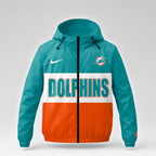 M.dolphins | Premium  Strength Through Christ Windbreaker Jacket Nf1
