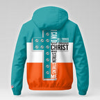 M.dolphins | Premium  Strength Through Christ Windbreaker Jacket Nf1