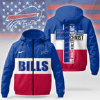 B.bills | Premium  Strength Through Christ Windbreaker Jacket Nf1