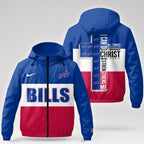 B.bills | Premium  Strength Through Christ Windbreaker Jacket Nf1