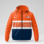 D.broncos | Premium  Strength Through Christ Windbreaker Jacket Nf1