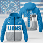 D.lions | Premium  Strength Through Christ Windbreaker Jacket Nf1