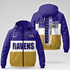 B.ravens | Premium  Strength Through Christ Windbreaker Jacket Nf1