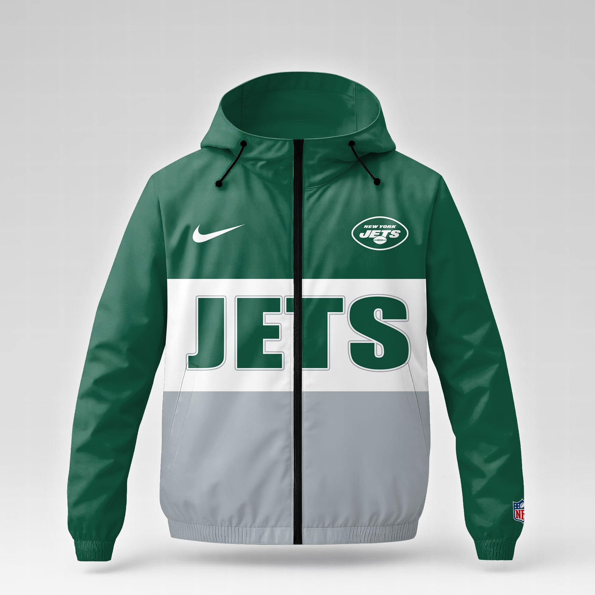 Ny.jets | Premium  Strength Through Christ Windbreaker Jacket Nf1