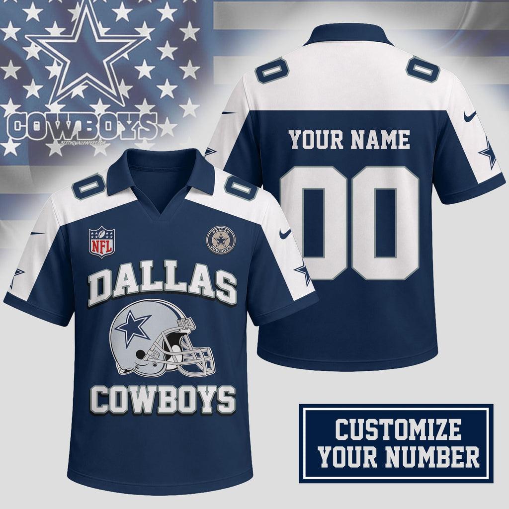 D.cowboys | Premium N.F.L Helmet Graphic Jersey Nth1