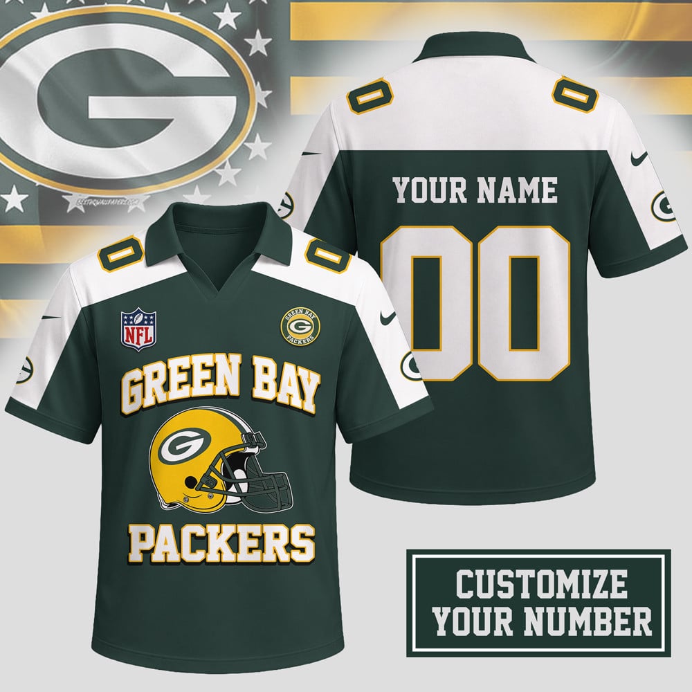 Gb.packers | Premium N.F.L Helmet Graphic Jersey Nth1