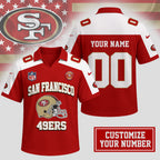 Sf.49ers | Premium N.F.L Helmet Graphic Jersey Nth1
