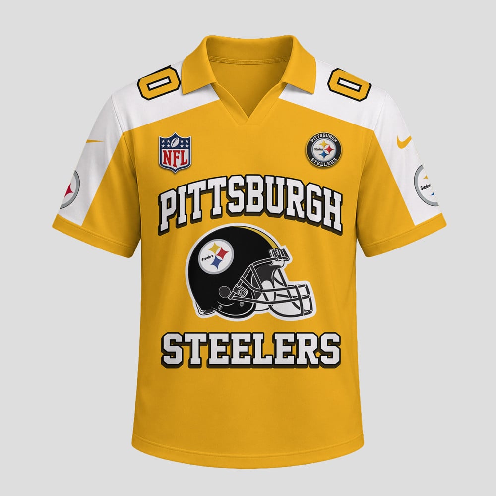 P.steelers | Premium N.F.L Helmet Graphic Jersey Nth1