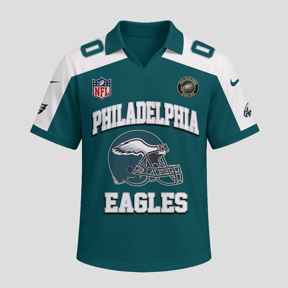 P.eagles | Premium N.F.L Helmet Graphic Jersey Nth1