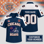 C.bears | Premium N.F.L Helmet Graphic Jersey Nth1