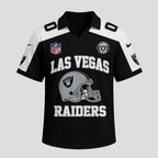 Lv.raiders | Premium N.F.L Helmet Graphic Jersey Nth1