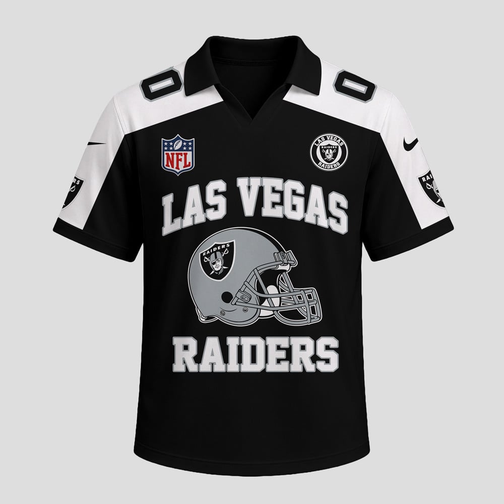 Lv.raiders | Premium N.F.L Helmet Graphic Jersey Nth1
