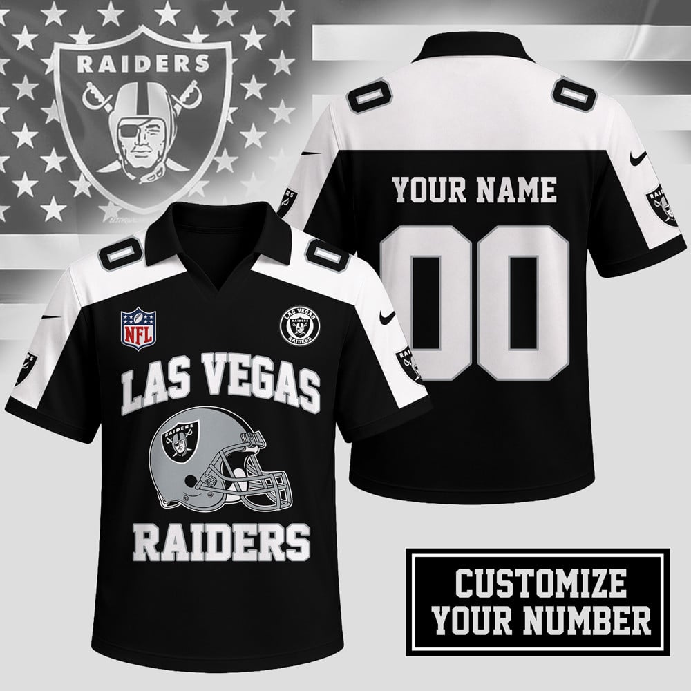 Lv.raiders | Premium N.F.L Helmet Graphic Jersey Nth1