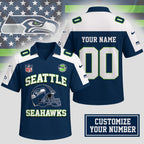 S.seahawks | Premium N.F.L Helmet Graphic Jersey Nth1