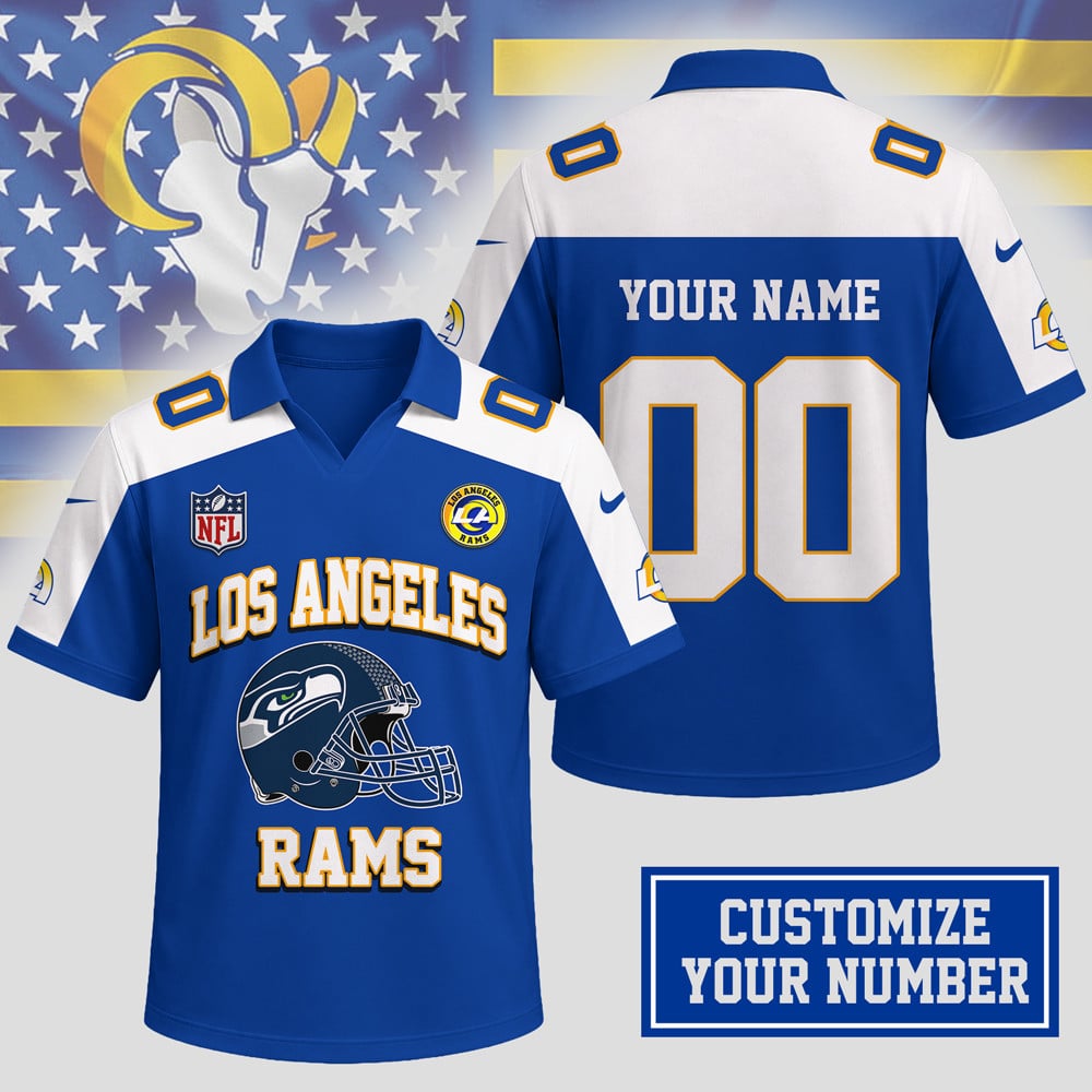 La.rams | Premium N.F.L Helmet Graphic Jersey Nth1