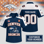 D.broncos | Premium N.F.L Helmet Graphic Jersey Nth1