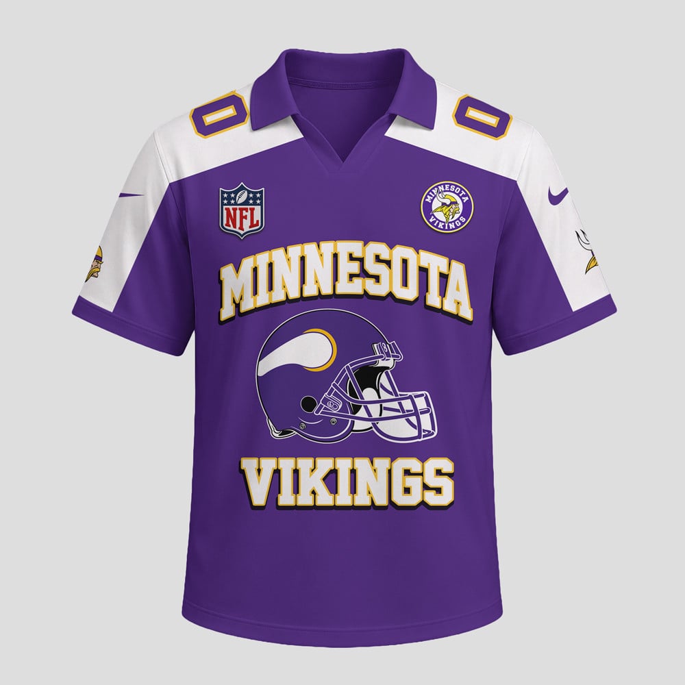 M.vikings | Premium N.F.L Helmet Graphic Jersey Nth1