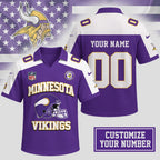 M.vikings | Premium N.F.L Helmet Graphic Jersey Nth1