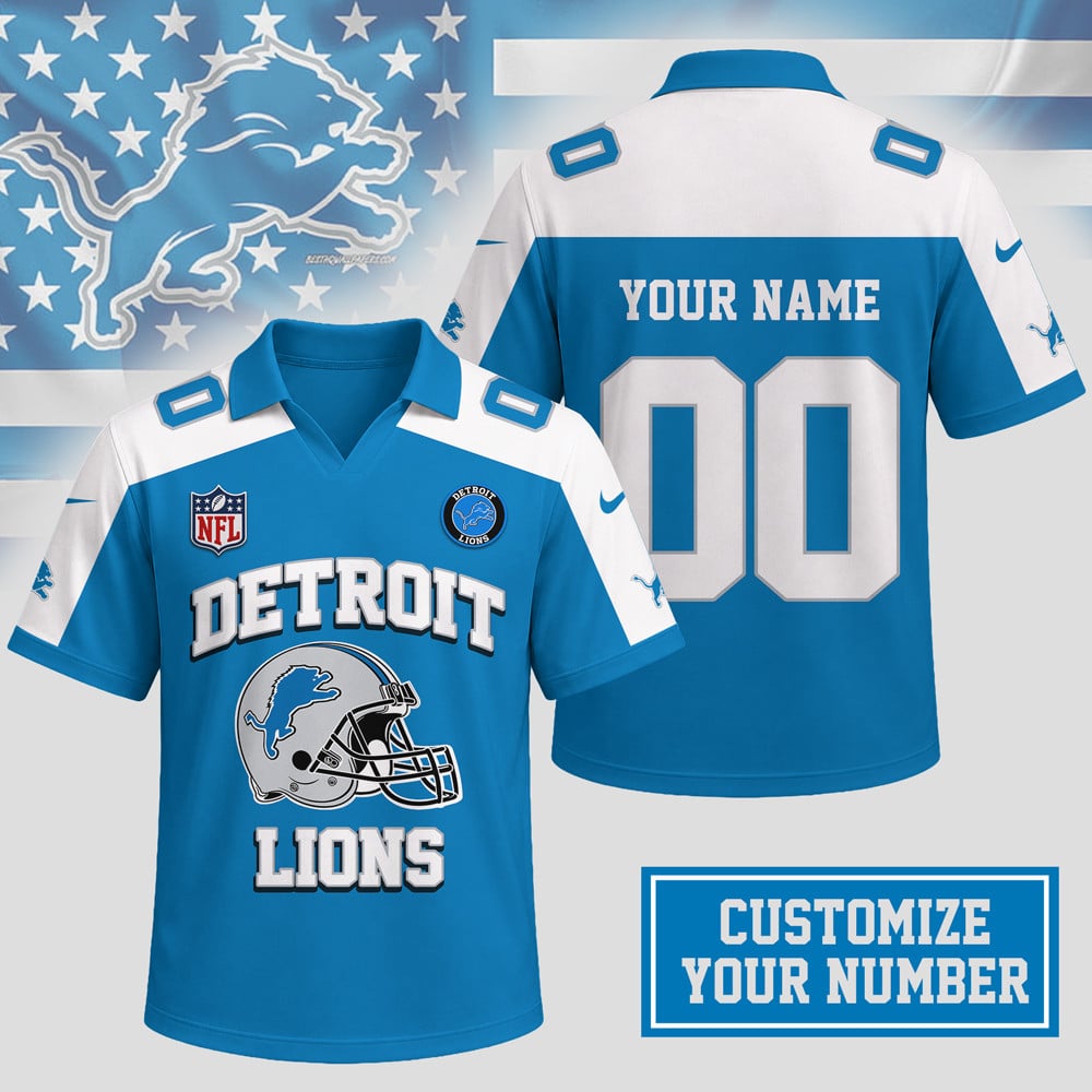 D.lions | Premium N.F.L Helmet Graphic Jersey Nth1