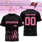 Tb.buccaneers | Premium .n.f.l. Breast Cancer Awareness 3d Shirt