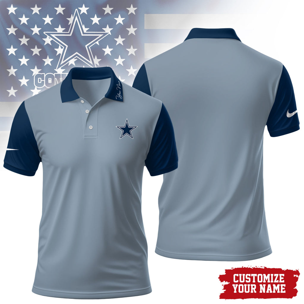 D.cowboys | Premium .n.f.l. Touchdown Custom Polo Hch1