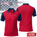 Ne.patriots | Premium .n.f.l. Touchdown Custom Polo Hch1