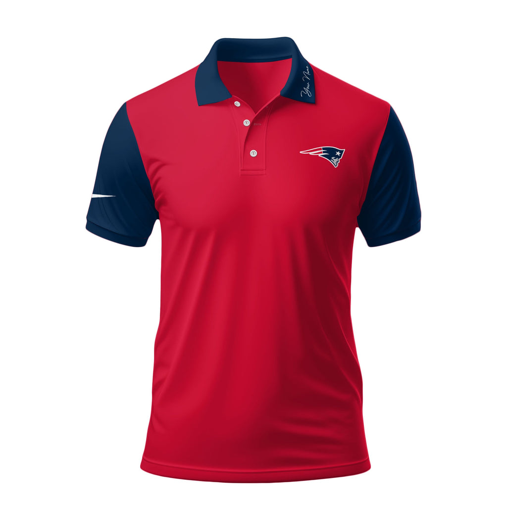 Ne.patriots | Premium .n.f.l. Touchdown Custom Polo Hch1