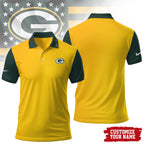 Gb.packers | Premium .n.f.l. Touchdown Custom Polo Hch1