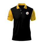 P.steelers | Premium .n.f.l. Touchdown Custom Polo Hch1