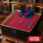 Ny.giants | Premium .n.f.l. Touchdown Custom Polo Hch1