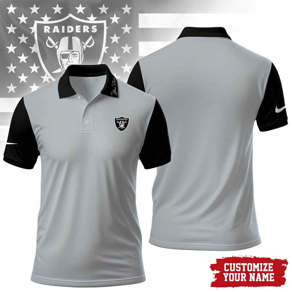 Lv.raiders | Premium .n.f.l. Touchdown Custom Polo Hch1