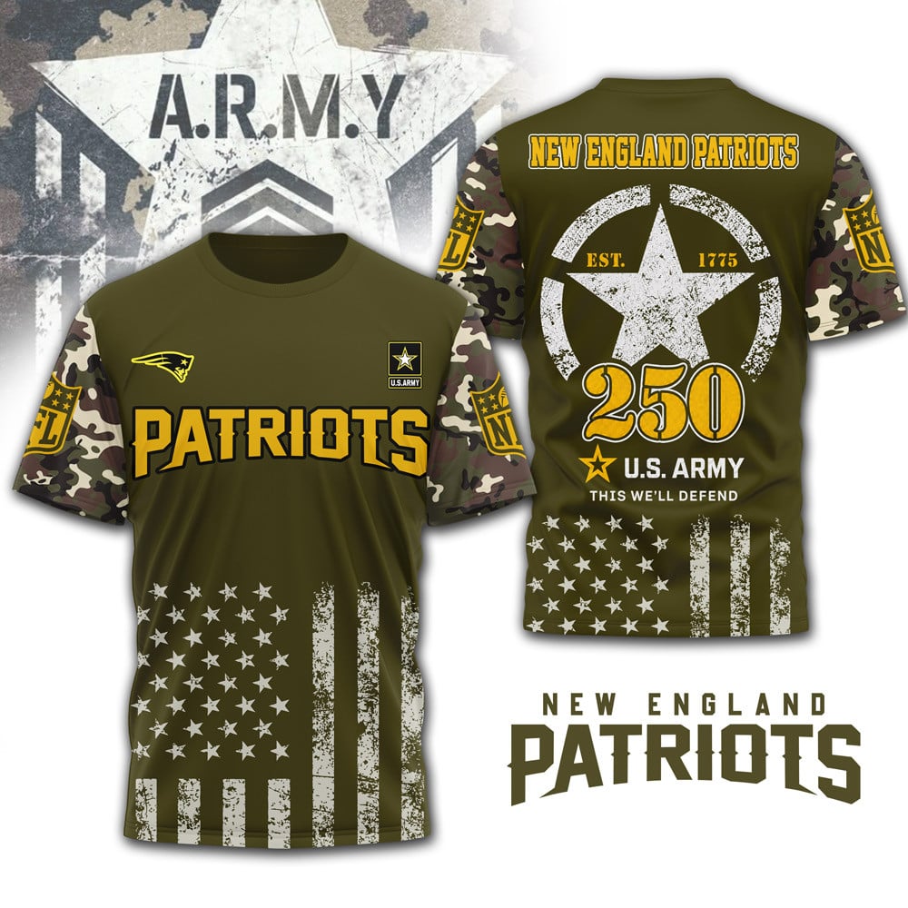 Ne.patriots | Premium .n.f.l. Military Pride 3d Shirt