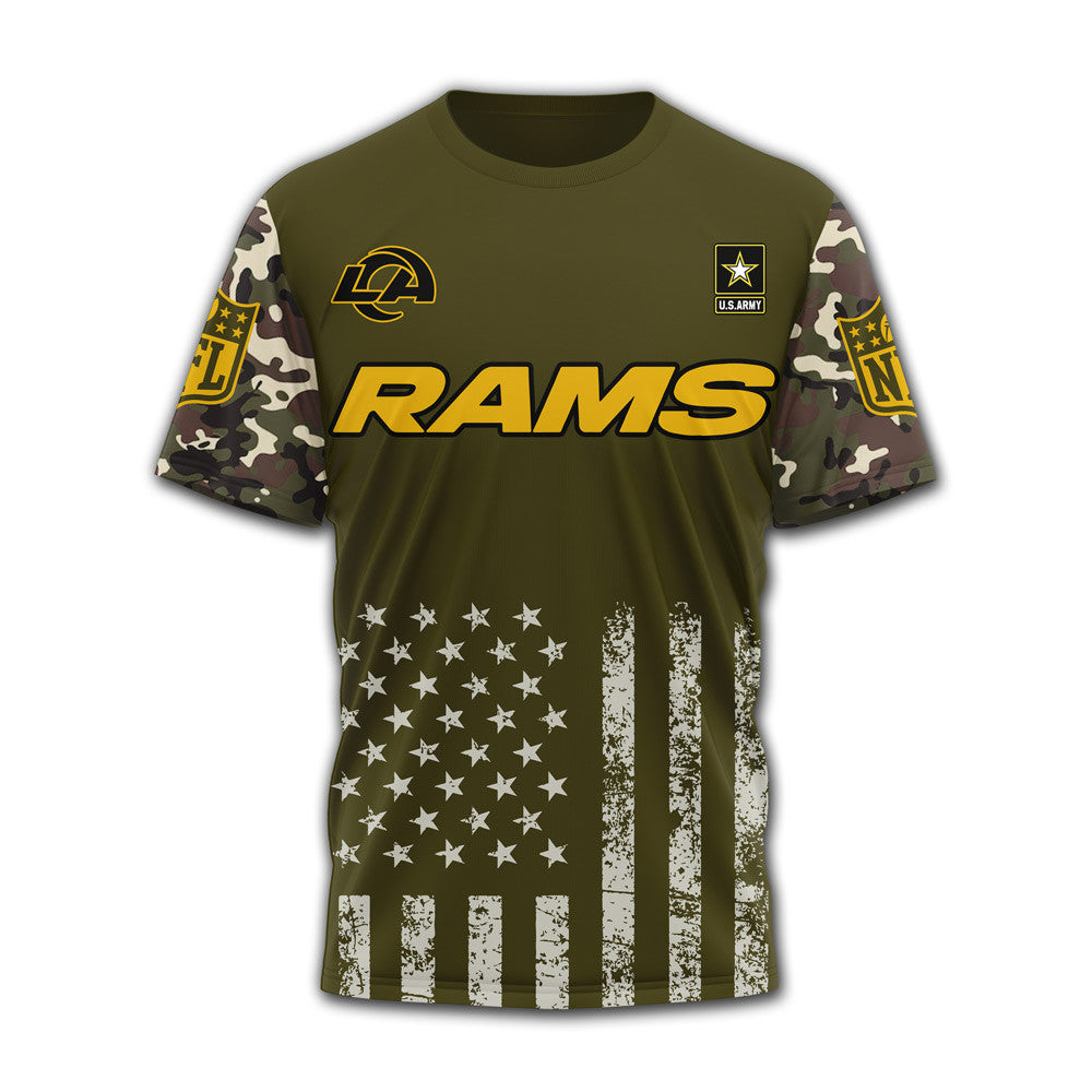 La.rams | Premium .n.f.l. Military Pride 3d Shirt
