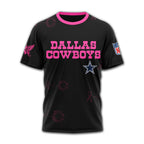 D.cowboys | Premium .n.f.l. Hope Pink Ribbon 3d Shirt