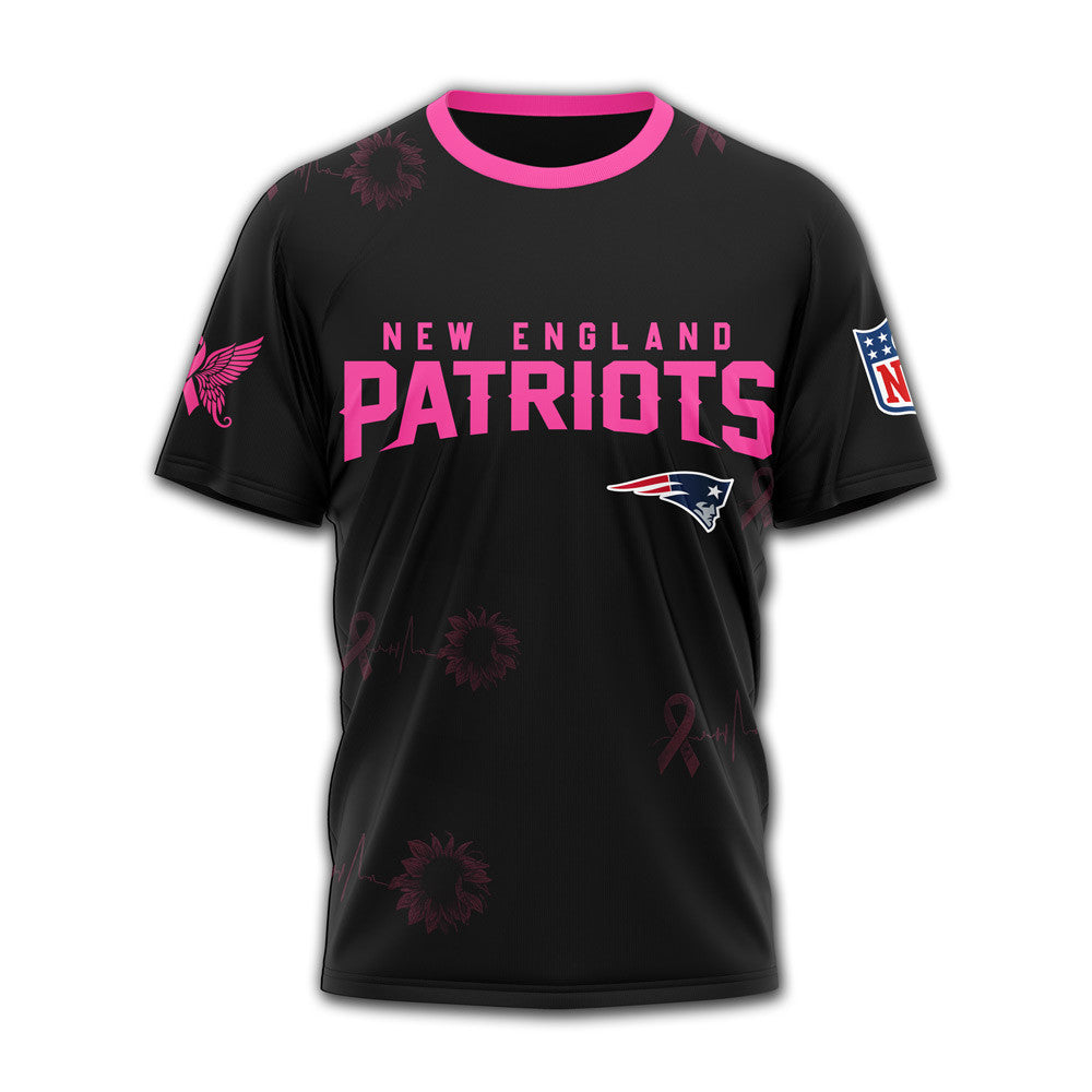 Ne.patriots | Premium .n.f.l. Hope Pink Ribbon 3d Shirt